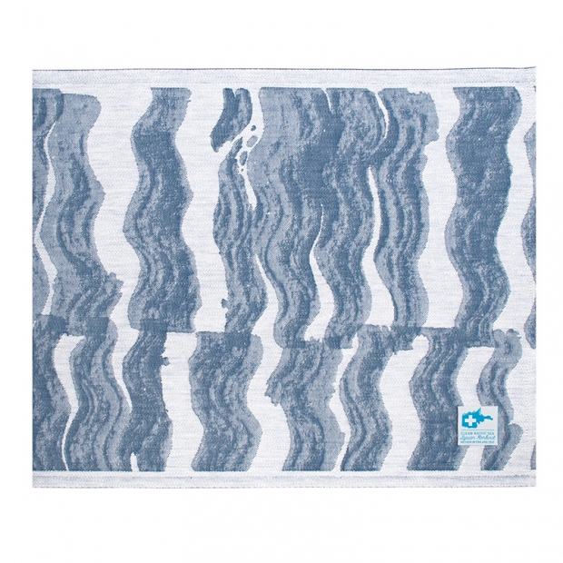 Aallonmurtaja sauna mat 46x60, blue