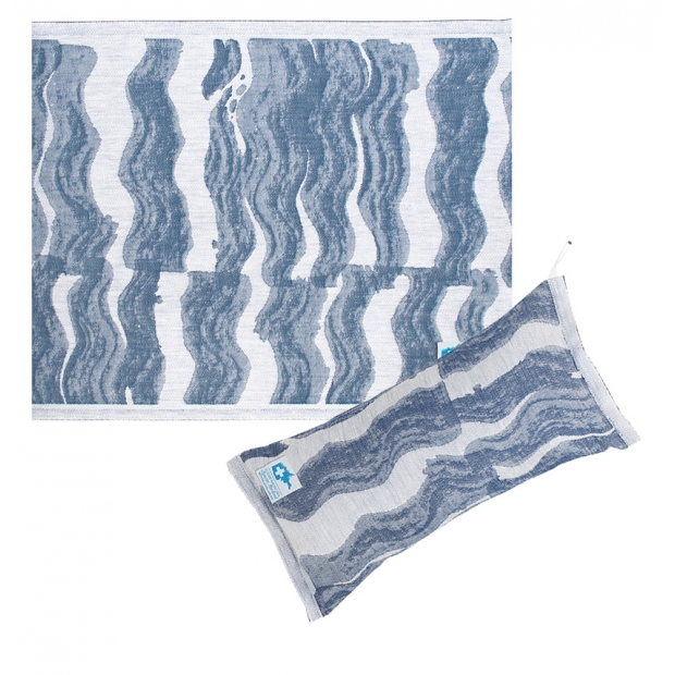 Aallonmurtaja sitting sauna set, blue