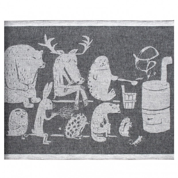 Eläinten sauna mat 46x60, dark gray