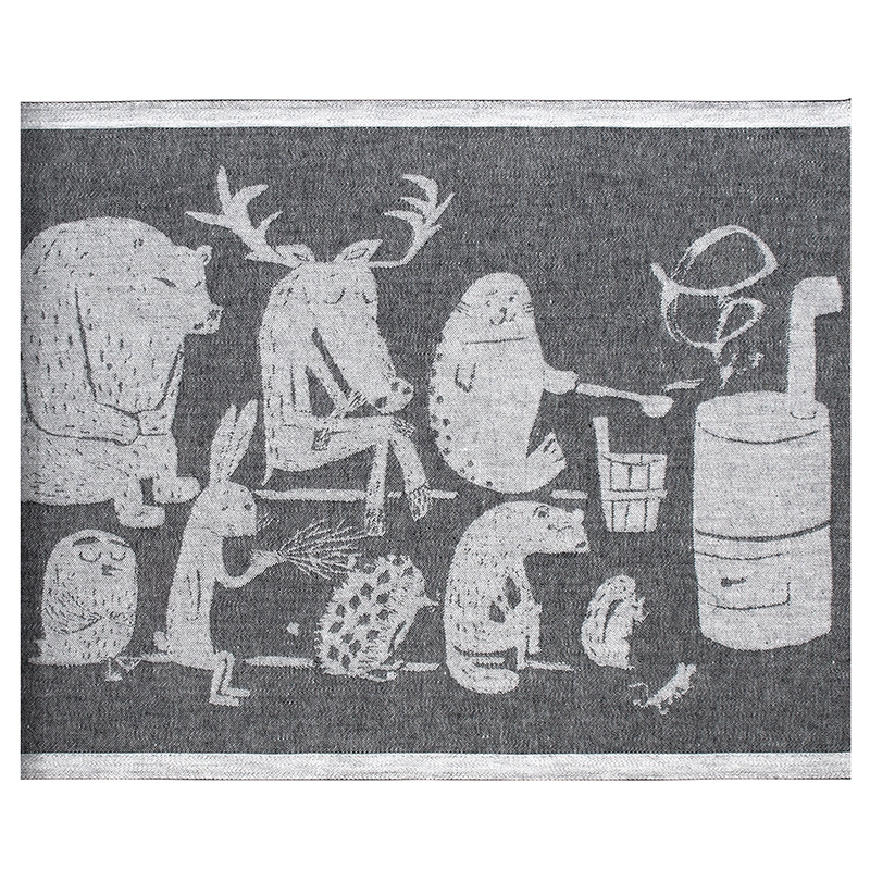 Eläinten sauna mat 46x60, dark gray