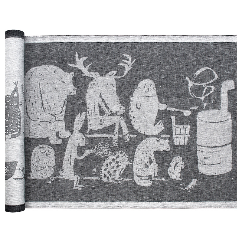 Eläinten sauna mat 46x150, dark gray