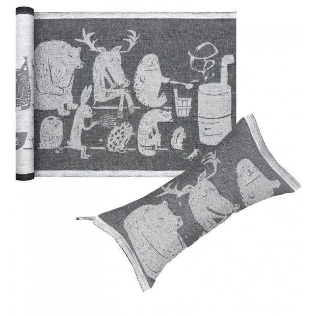 Eläinten reclining sauna set, dark grey