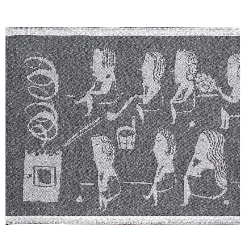 Sauna mat Naisten 46x60, dark gray