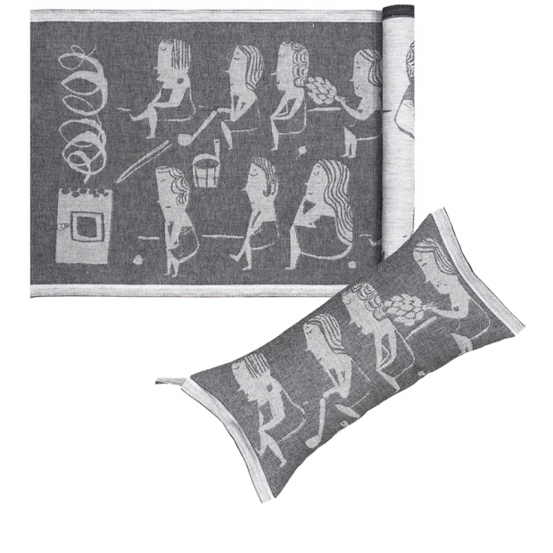 Naisten lying sauna set, dark grey