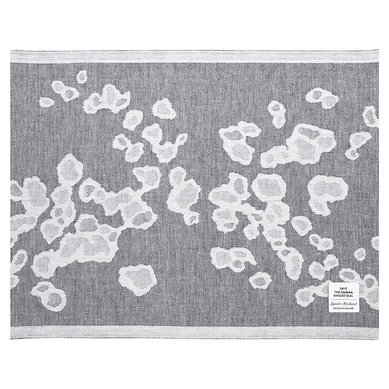 Sauna mat Saimaannorppa 46x60, gray