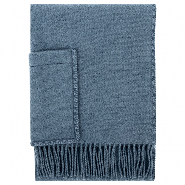 Scarf Uni, with pockets / blue