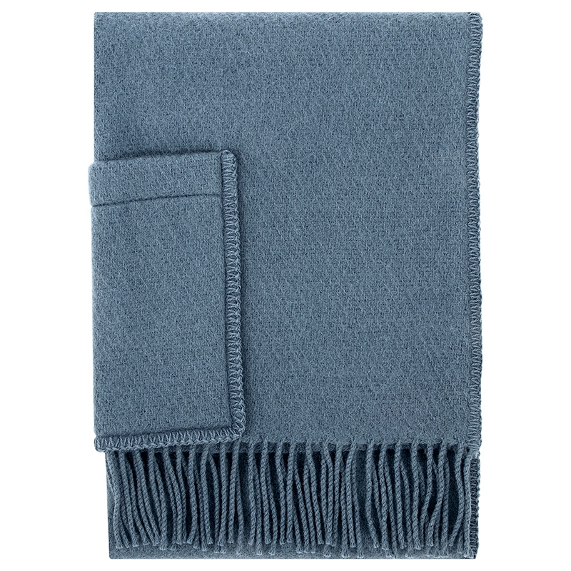 Scarf Uni, with pockets / blue