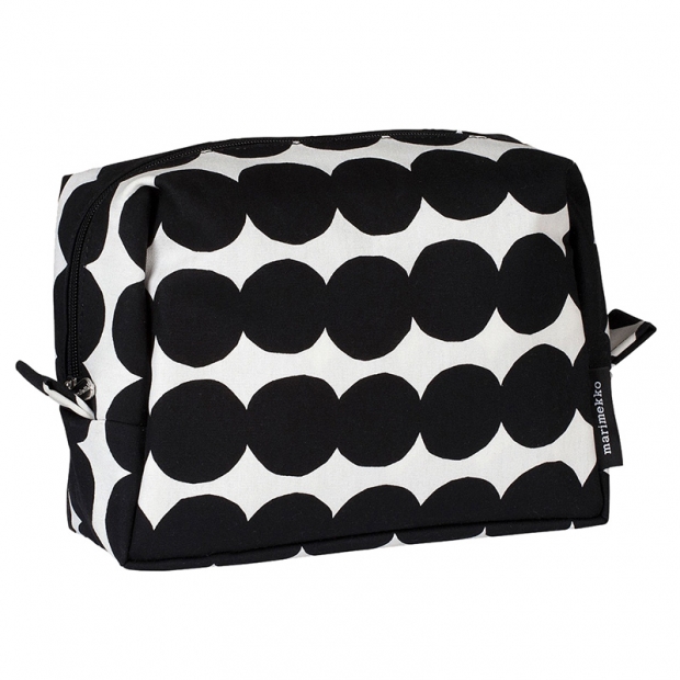 Vilja Räsymatto cosmetic bag, black-white