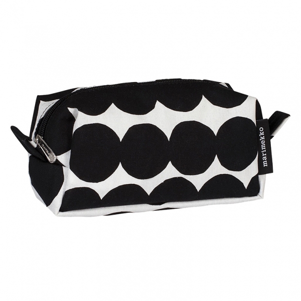 Tiise Räsymatto cosmetic bag, black and white