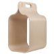 Carrier wood storage box, birch