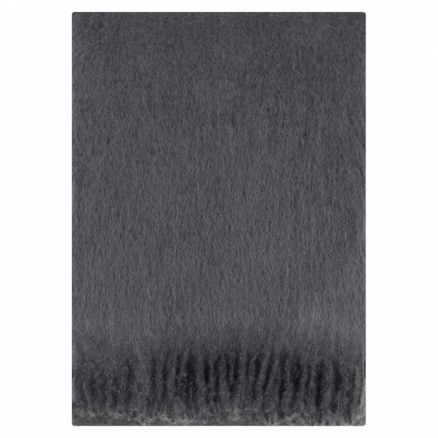 Mohérová deka Saaga Uni 130x170, šedá smoke