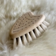 Heart goat hair massage brush for children