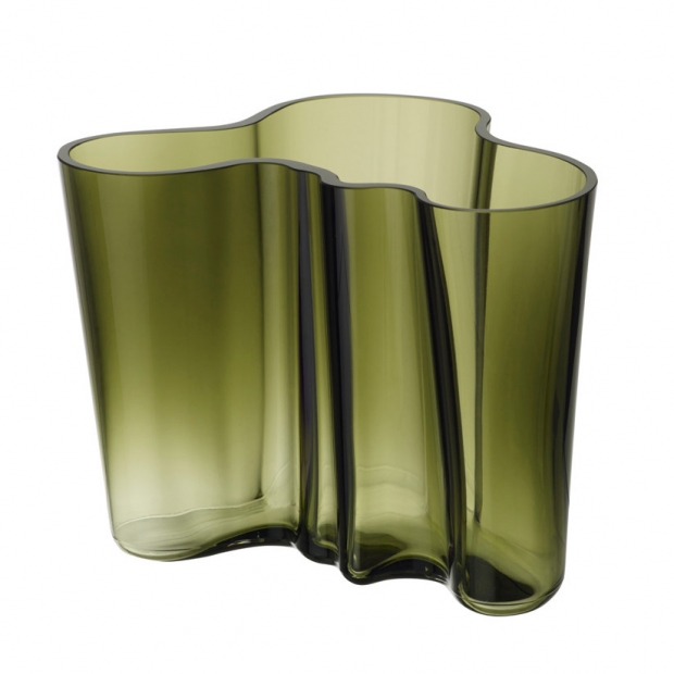 Alvar Aalto vase 160mm, moss