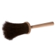 Round broom made of arenga fibers, short / birch