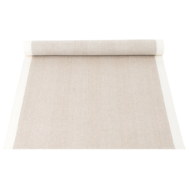 Linen runner Iida 43x150, beige