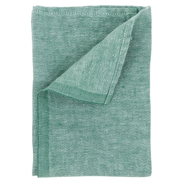 Linen napkin Usva 47x47, green aspen