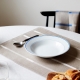 Linen placemat Linnea 46x32, linen-white