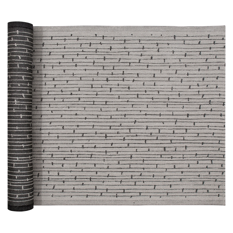 Metsä sauna mat 46x150, linen-black