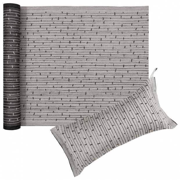 Metsä reclining sauna set, linen-black