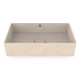 Cube60 washbasin, polar white / countertop