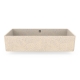 Cube60 washbasin, polar white / countertop