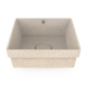 Cube40 washbasin, polar white / recessed