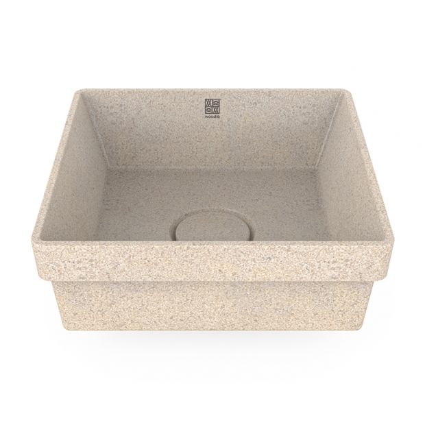 Cube40 washbasin, polar white / recessed