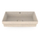 Cube60 washbasin, polar white / recessed
