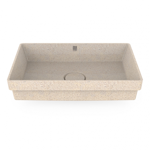 Cube60 washbasin, polar white / recessed