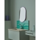 Unit80 washbasin, polar white / integrated