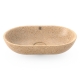 Soft60 washbasin, natural beige / countertop