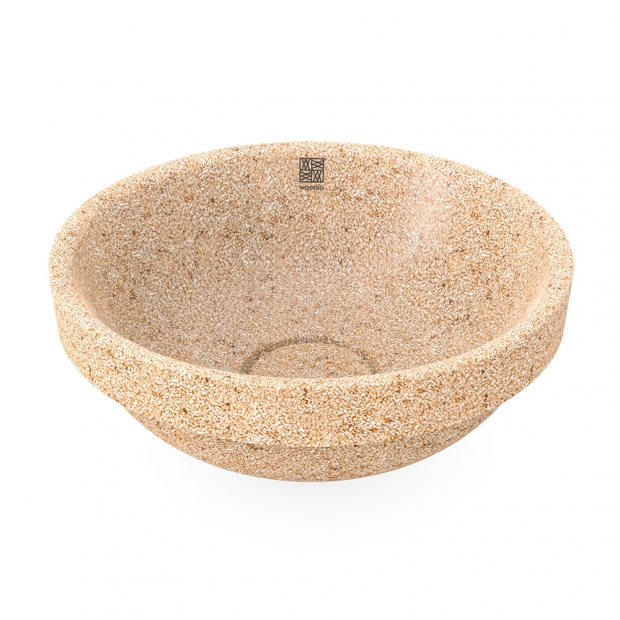 Soft40 washbasin, natural beige / recessed