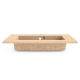 Unit80 washbasin, natural beige / integrated