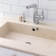 Unit80 washbasin, polar white / integrated