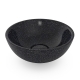Soft40 washbasin, black char / countertop