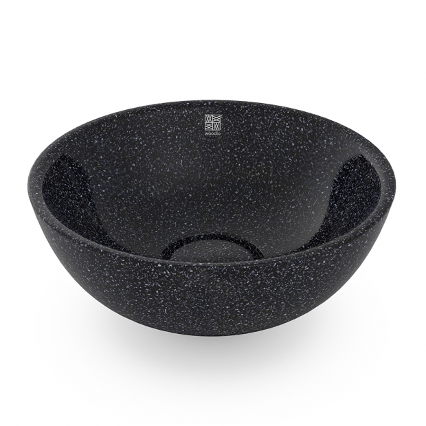 Soft40 washbasin, black char / countertop
