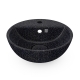 Soft40 washbasin, black char / countertop with tap hole