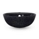 Soft40 washbasin, black char / countertop with tap hole