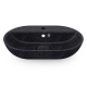 Soft60 washbasin, black char / countertop with tap hole