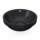 Soft40 washbasin, black char / recessed