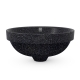 Soft40 washbasin, black char / recessed