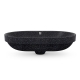 Soft60 washbasin, black char / recessed