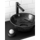 Soft40 washbasin, black char / countertop