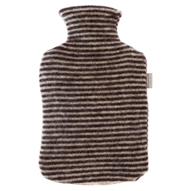 Katti hot water bottle, black and white