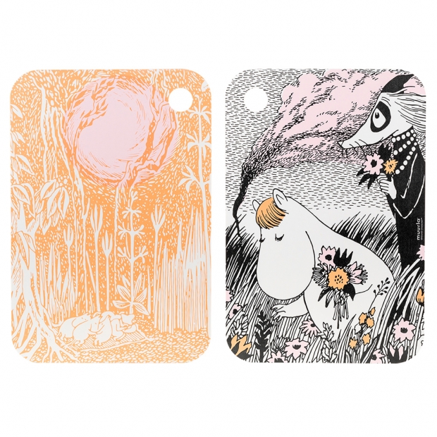 Moomin Summer Night cutting board 21x31cm