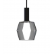 Závěsná lampa Polygon, šedá