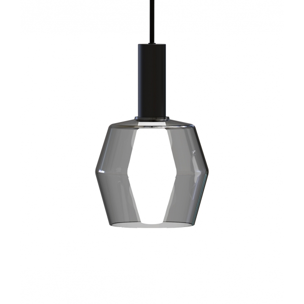 Polygon hanging lamp, grey