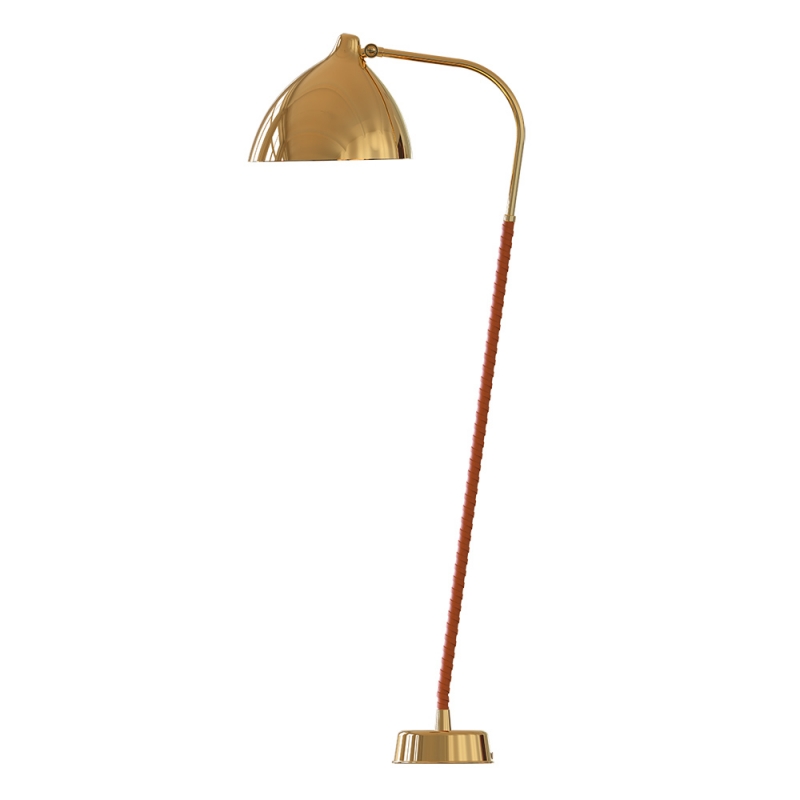 Lisa floor lamp, brass