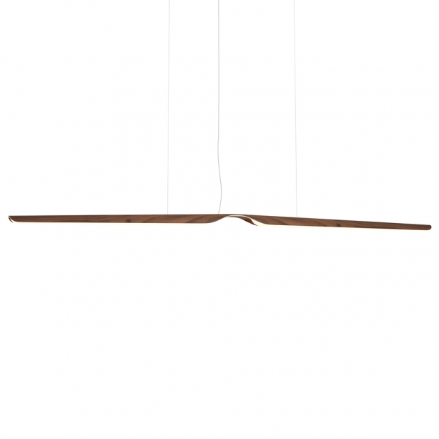 Swan hanging lamp, walnut