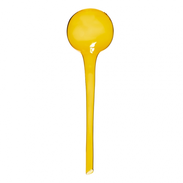 Watering flask for indoor plants, amber